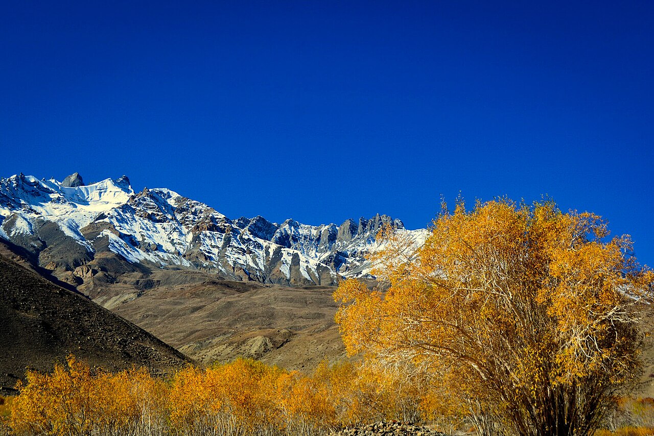 Remote high-altitude landscape in Spiti